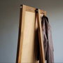 Hanah Home A43 Espejo Cheval de Madera Maciza de Pino, Nogal, 55x170 cm